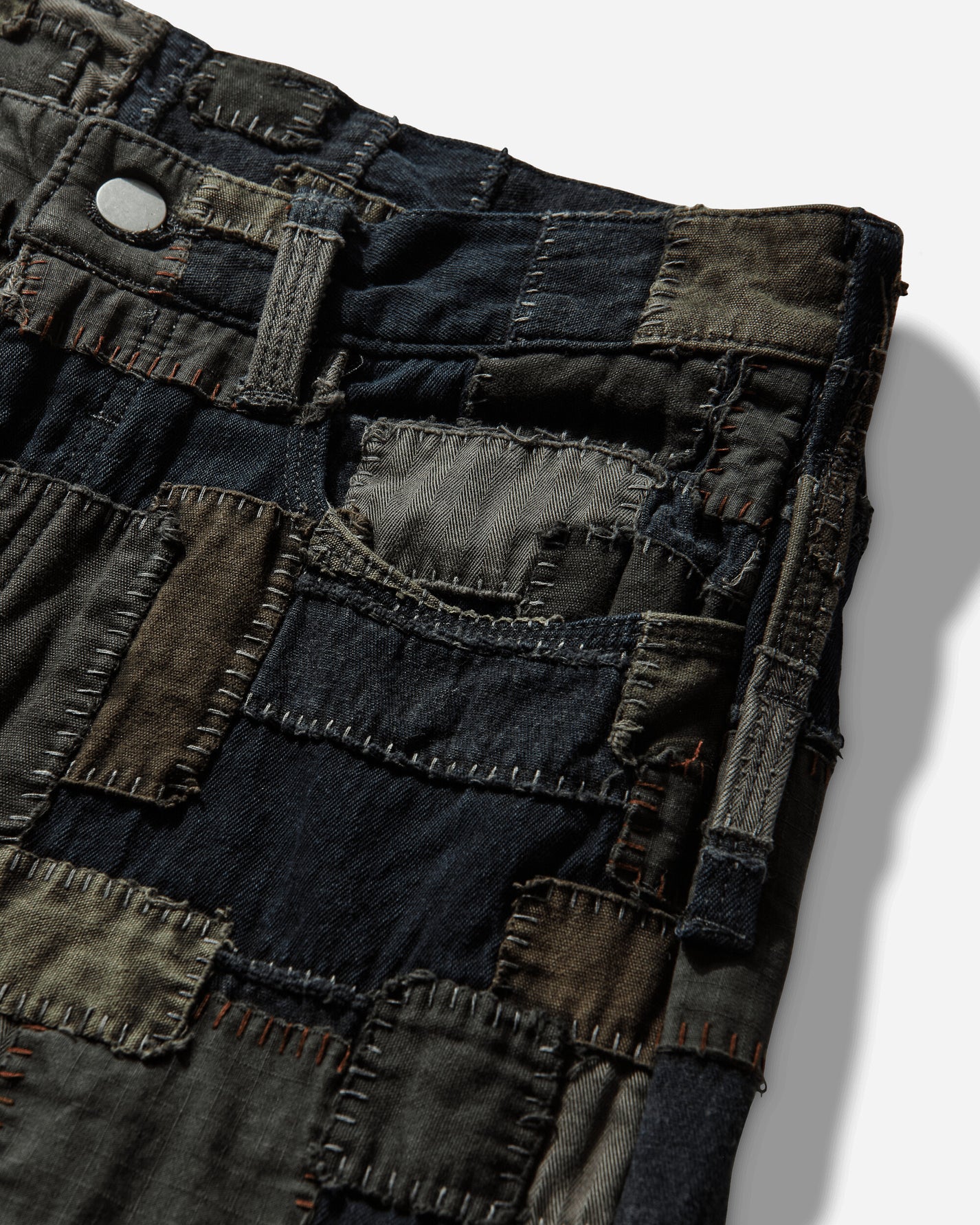 Matthew M. Williams Mens Blackmeans Jean Multi Boro Pants Denim MBLMDNM MLTI