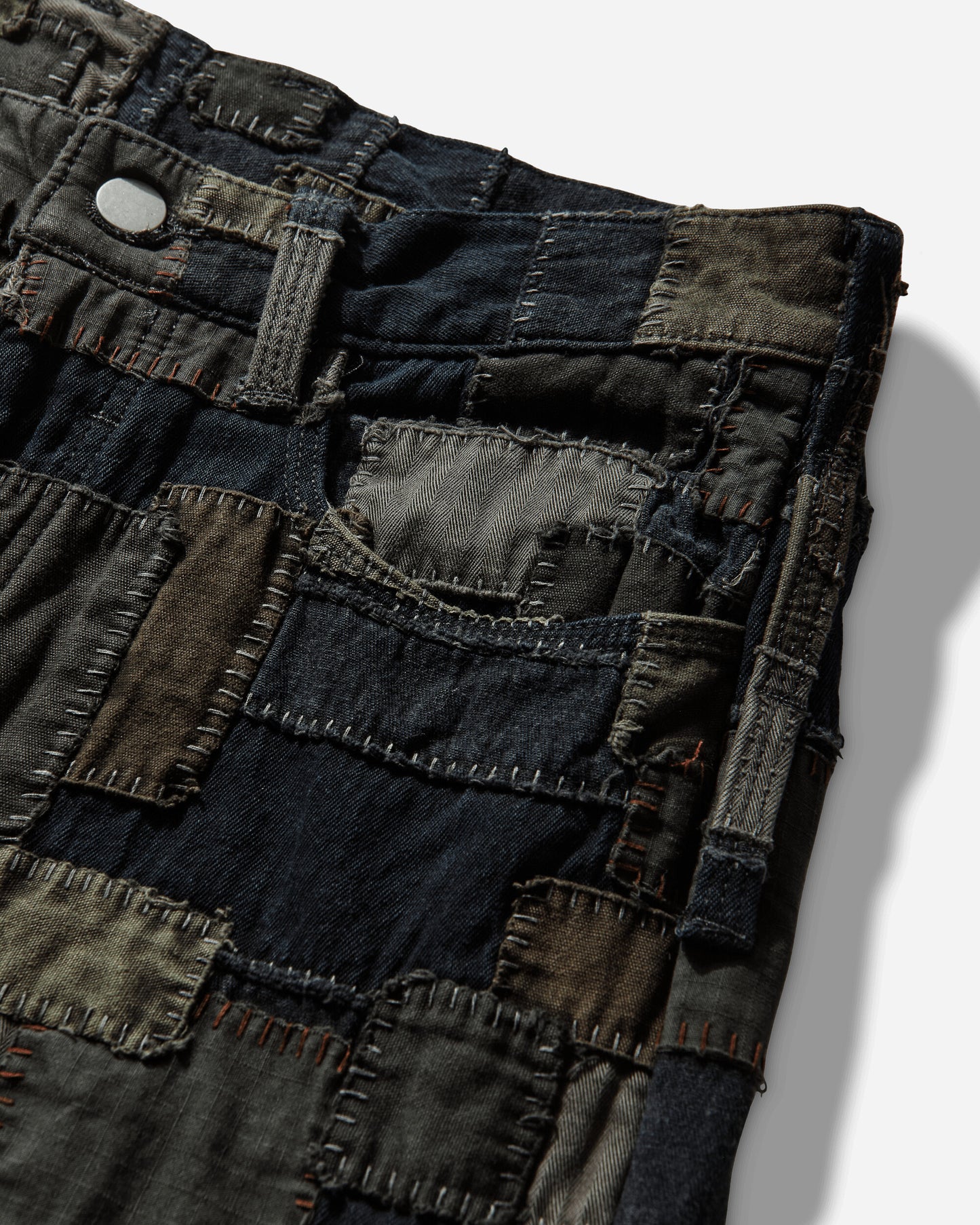 Matthew M. Williams Mens Blackmeans Jean Multi Boro Pants Denim MBLMDNM MLTI