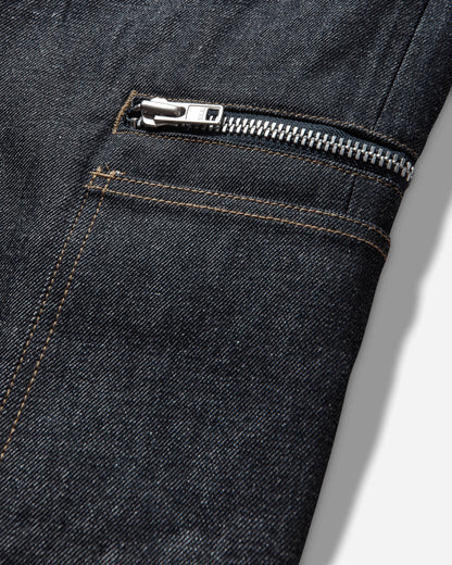 Matthew M. Williams Mens Zip Cargo Jean Raw Blue Pants Denim MZPCRGDNM RWBL