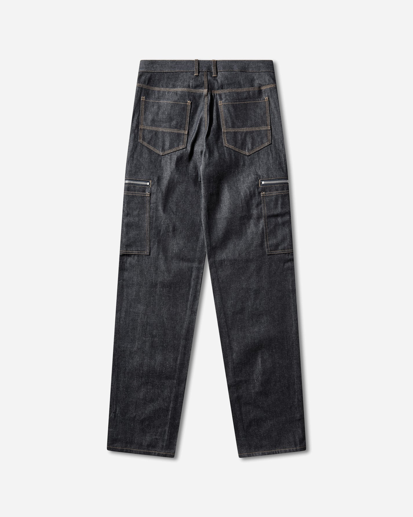 Matthew M. Williams Mens Zip Cargo Jean Raw Blue Pants Denim MZPCRGDNM RWBL
