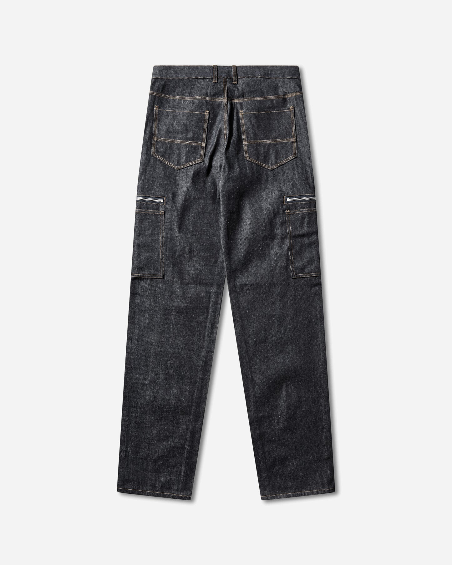 Matthew M. Williams Mens Zip Cargo Jean Raw Blue Pants Denim MZPCRGDNM RWBL