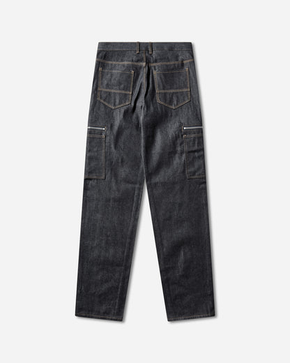 Matthew M. Williams Mens Zip Cargo Jean Raw Blue Pants Denim MZPCRGDNM RWBL