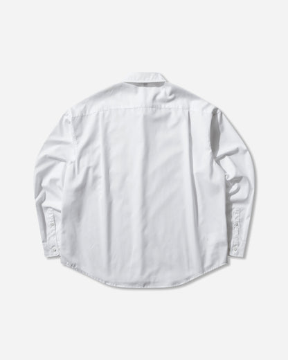 Matthew M. Williams Ls Poplin Shirt White Shirts Longsleeve Shirt MLSSHTPOP WHT