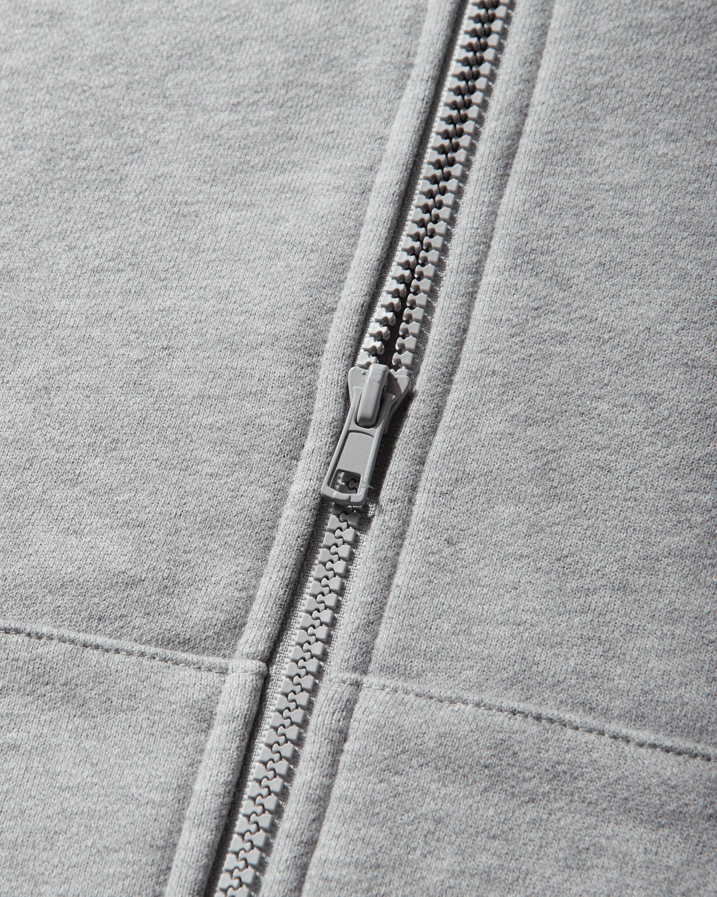 Matthew M. Williams Double Layer Zip Up Hoodie Grey Melange Sweatshirts Zip-Ups MDBZPHDJKT GRY