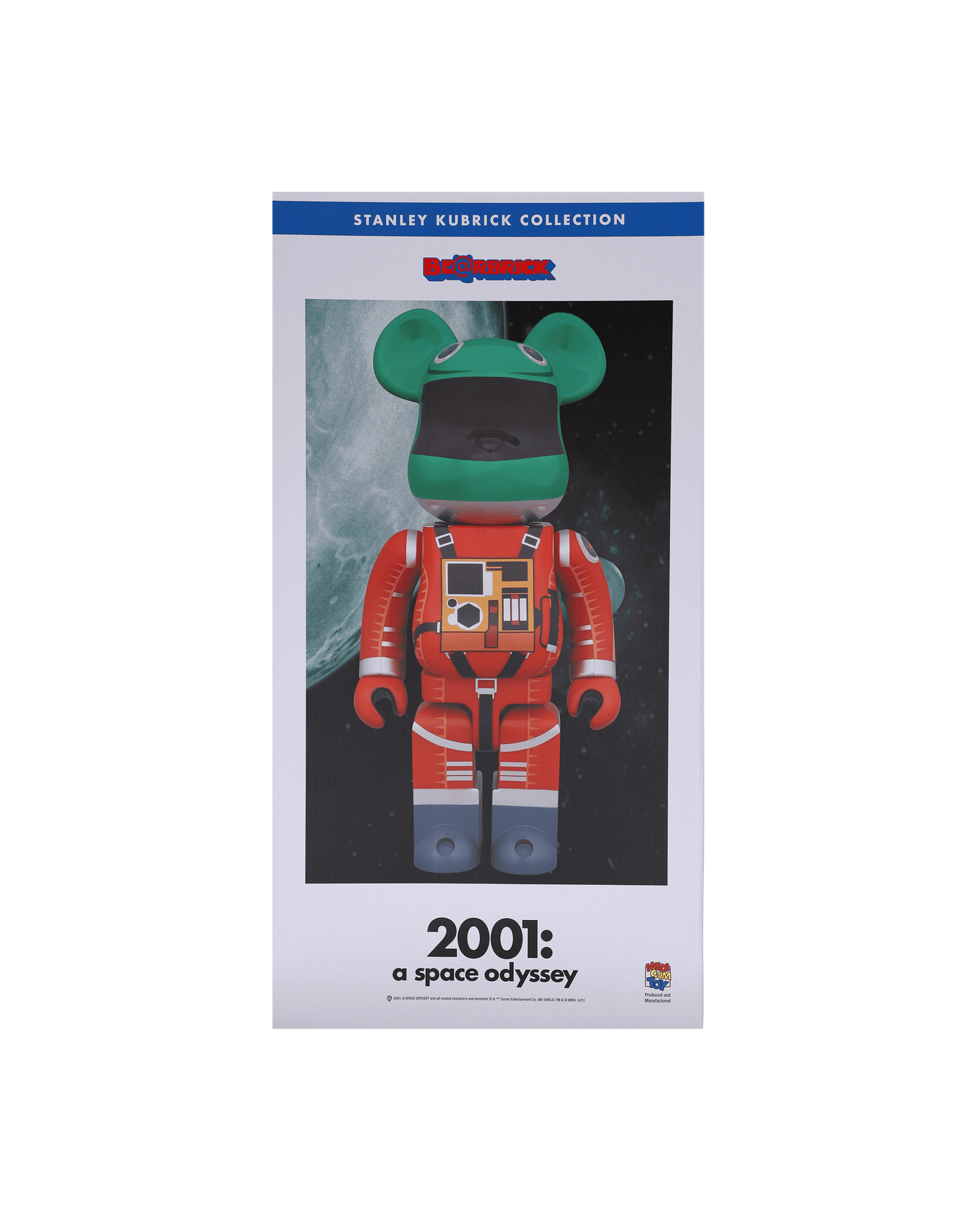 Medicom 1000% Space Suit Green Helmet & Orange Suit Version Ass Homeware Toys 1000SSGREEN ASS