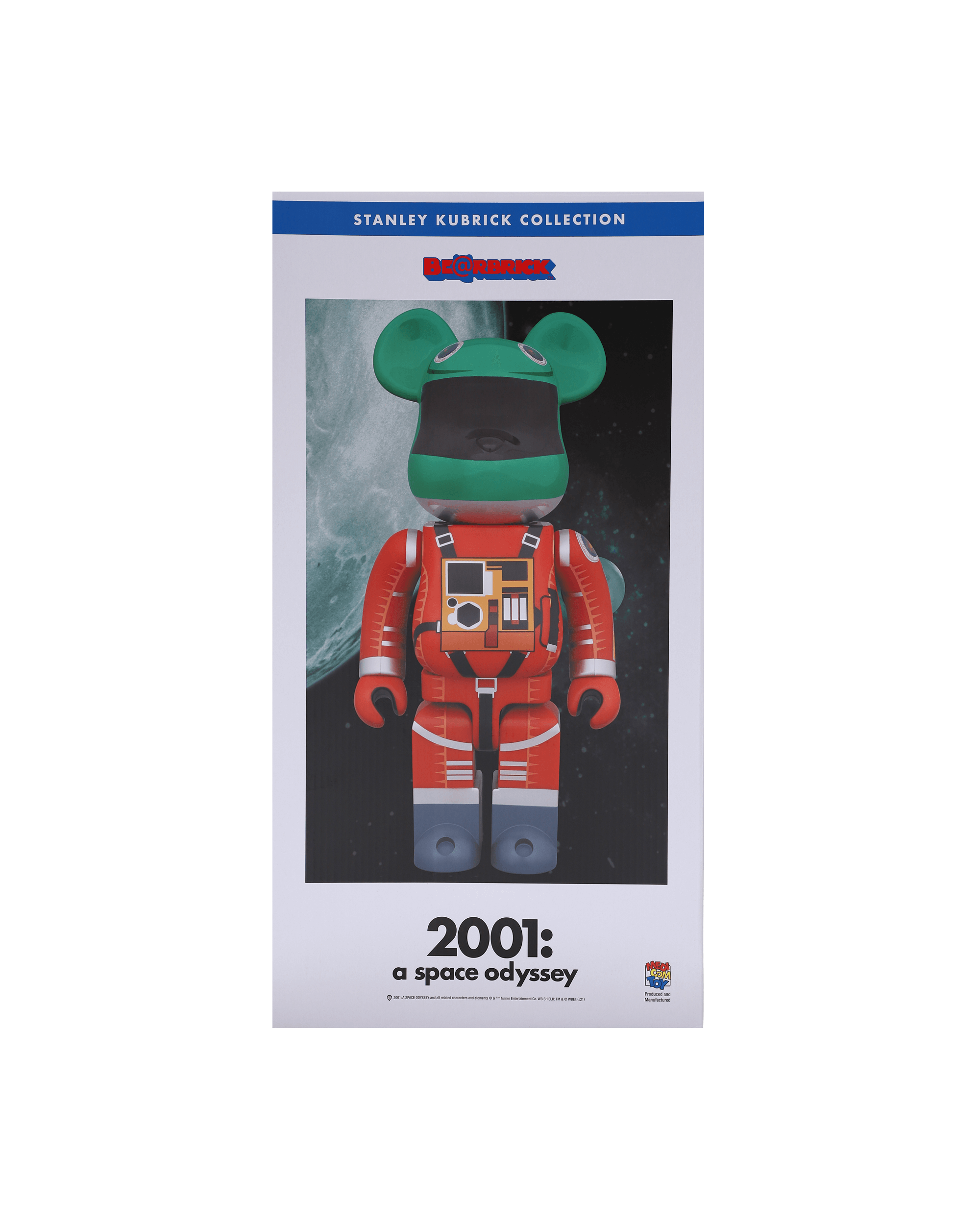 Medicom 1000% Space Suit Green Helmet & Orange Suit Version Ass Homeware Toys 1000SSGREEN ASS