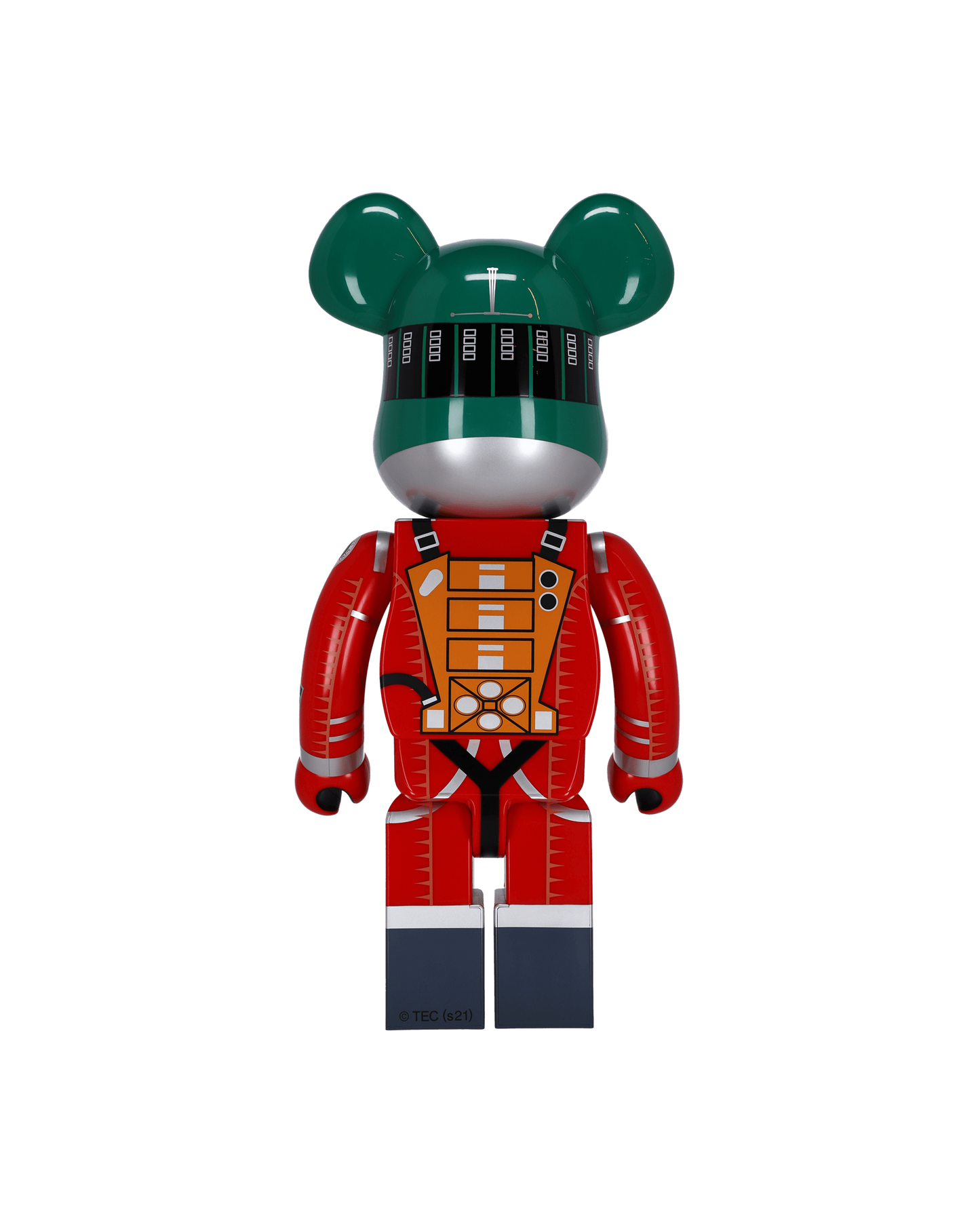 Medicom 1000% Space Suit Green Helmet & Orange Suit Version Ass Homeware Toys 1000SSGREEN ASS