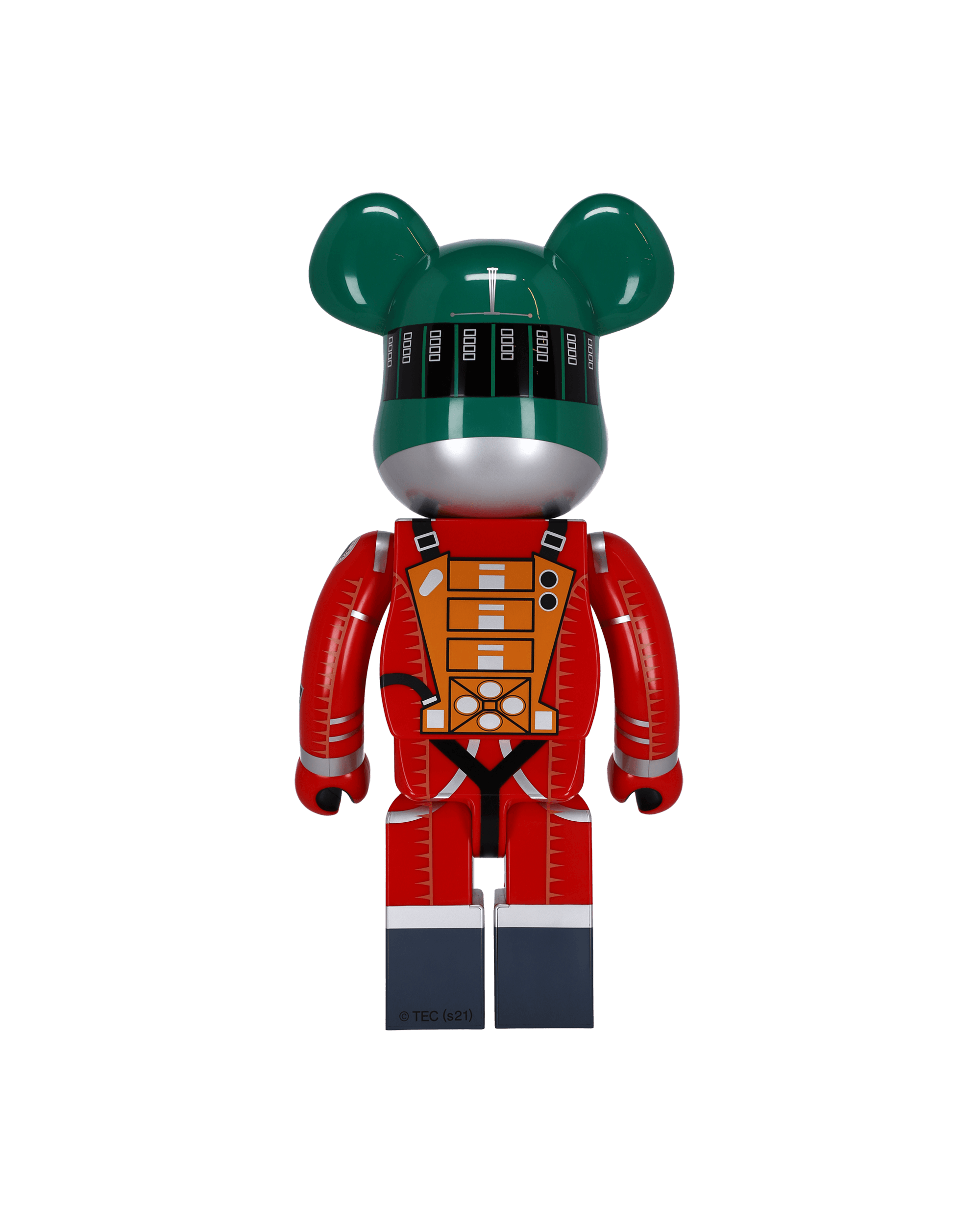 Medicom 1000% Space Suit Green Helmet & Orange Suit Version Ass Homeware Toys 1000SSGREEN ASS