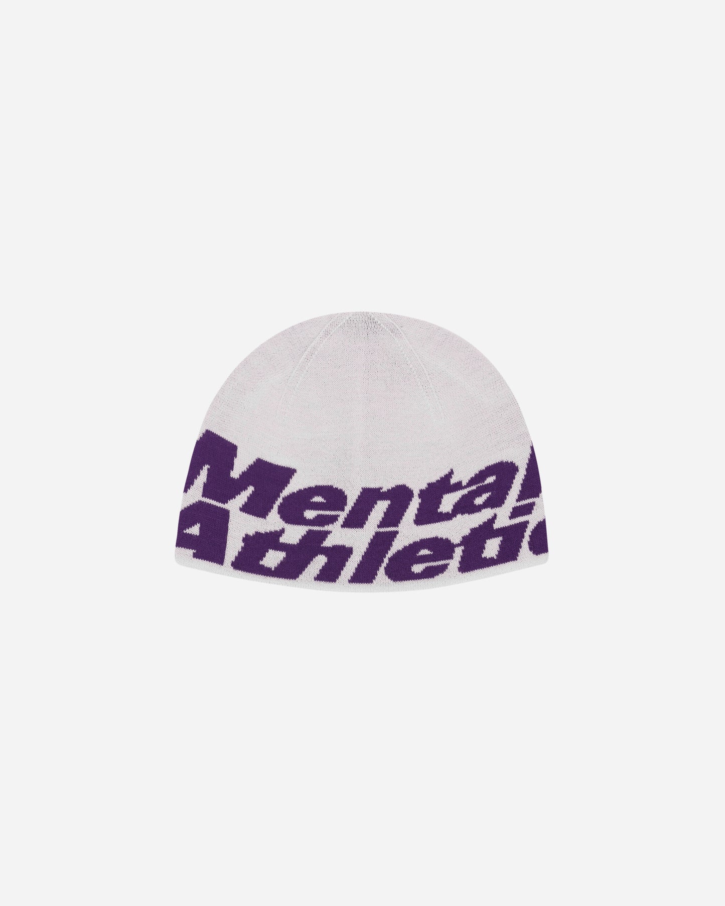 Mental Athletic Mental Athletic Beanie White/Purple Hats Beanies ZBUW201YA01 MTY0004