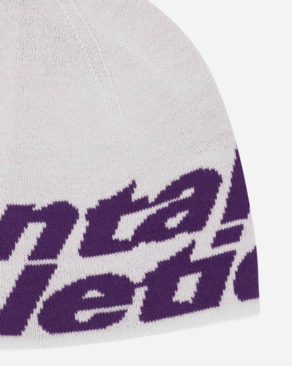 Mental Athletic Mental Athletic Beanie White/Purple Hats Beanies ZBUW201YA01 MTY0004