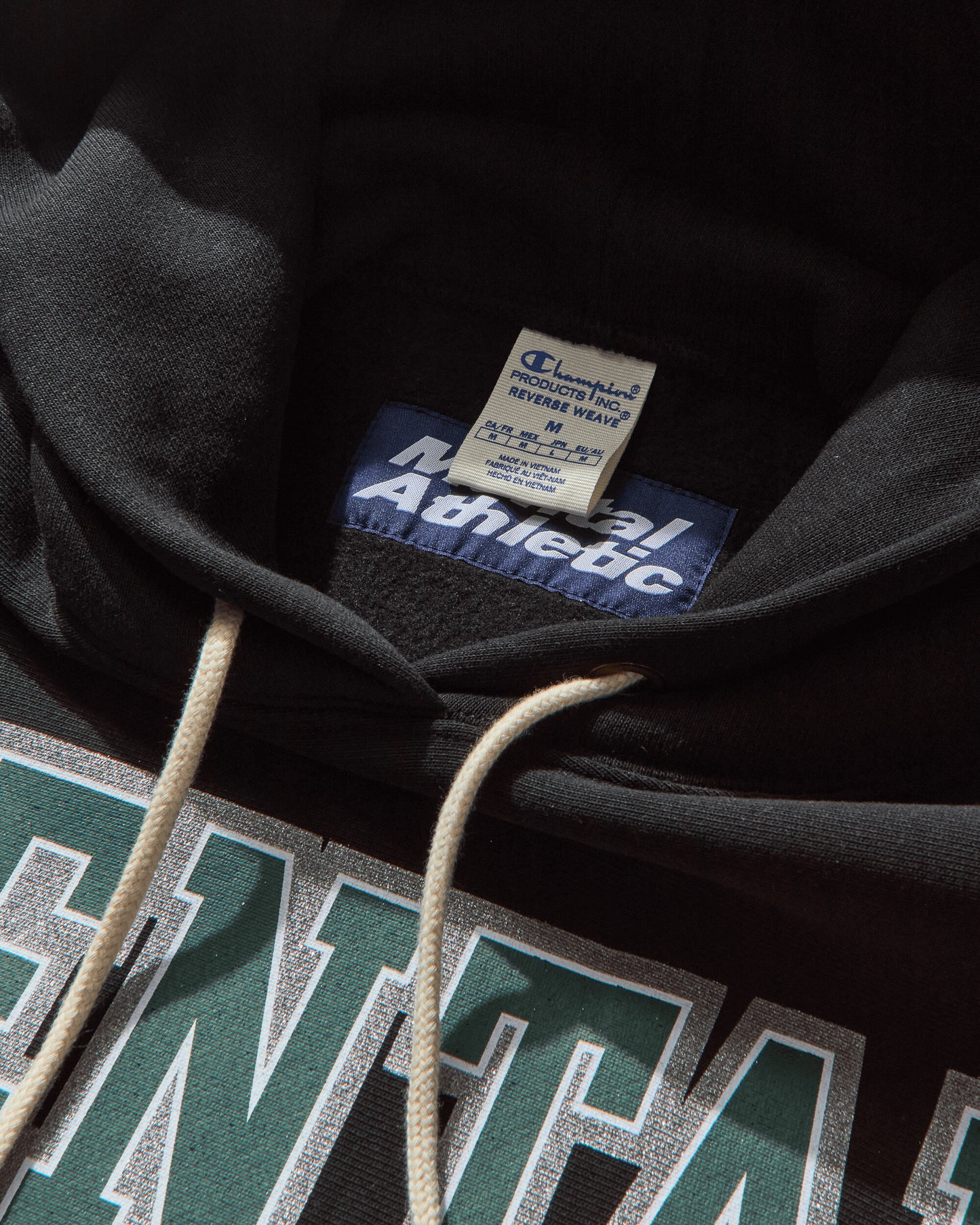 Mental Athletic College Hoodie Black Sweatshirts Hoodies ZBMW025JY18 BLK0001