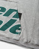 Mental Athletic Raw Cut Sleeveless Sweat Hoodie Grey Melange Sweatshirts Hoodies ZBUW004JY04 GRY0404