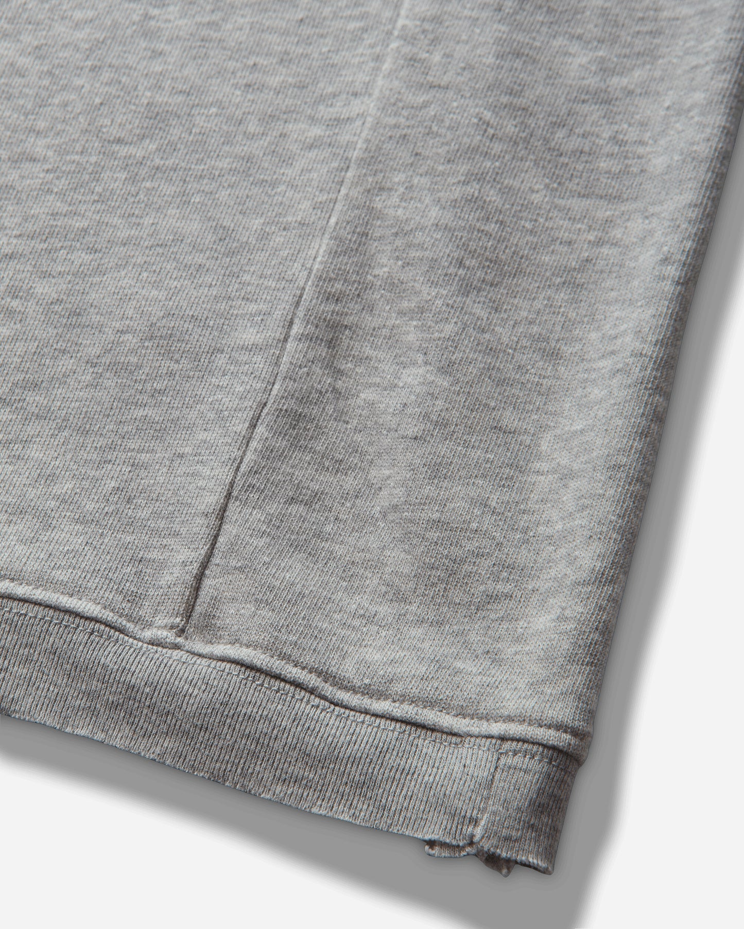 Mental Athletic Raw Cut Sleeveless Sweat Hoodie Grey Melange Sweatshirts Hoodies ZBUW004JY04 GRY0404