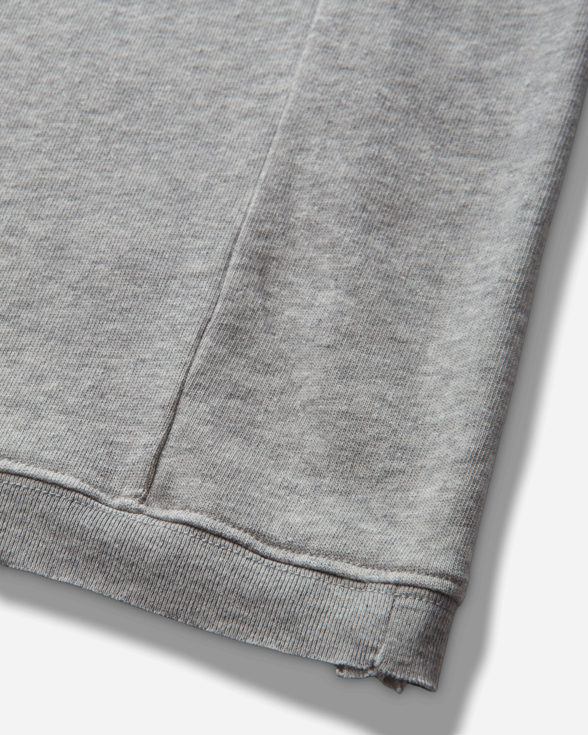 Mental Athletic Raw Cut Sleeveless Sweat Hoodie Grey Melange Sweatshirts Hoodies ZBUW004JY04 GRY0404