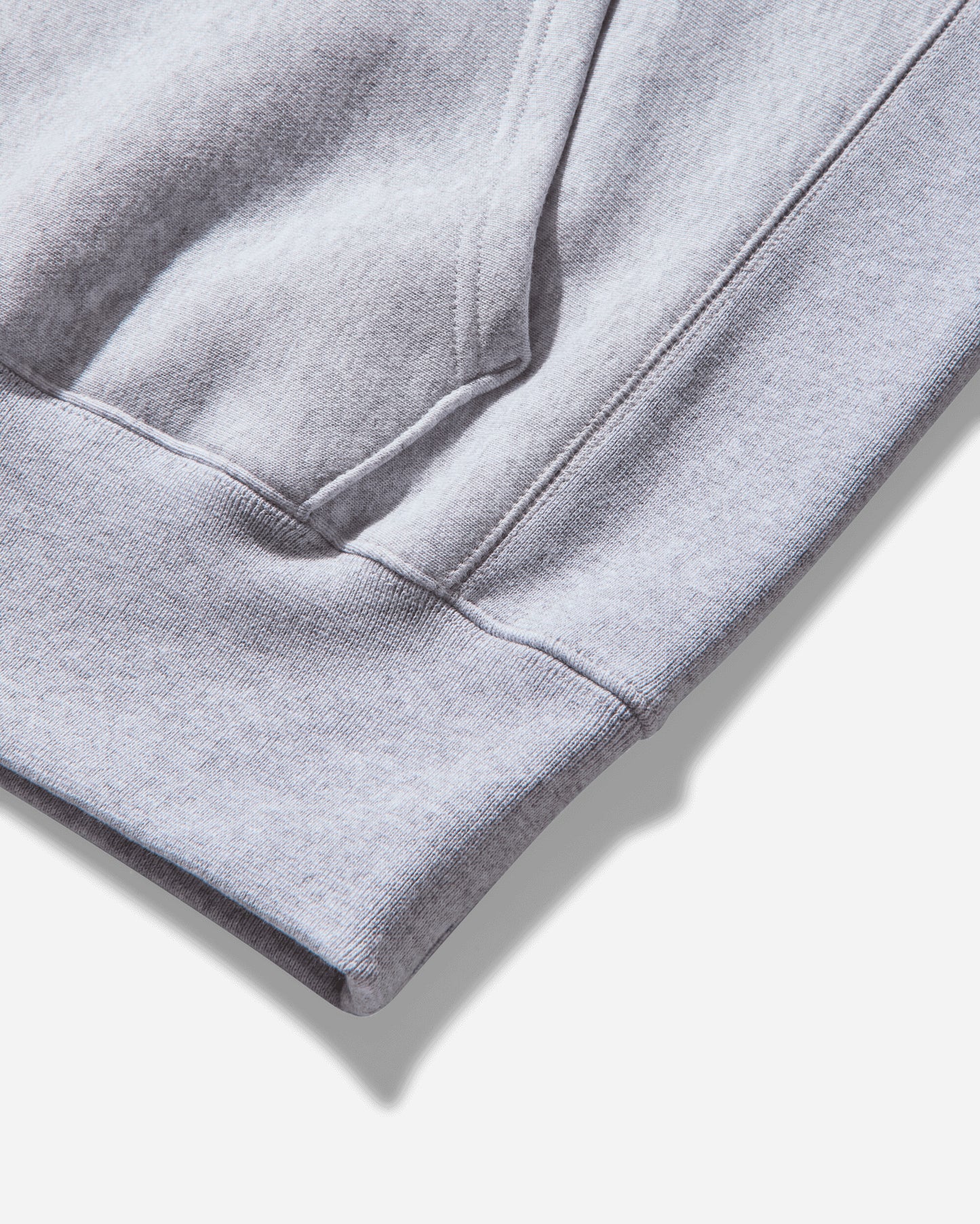 Mental Athletic Wolf Hoodie Grey Melange Sweatshirts Hoodies ZBMW030JY23 GRY0404