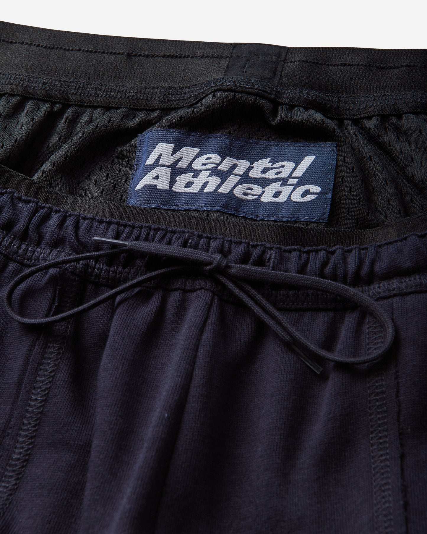Mental Athletic Raw Cut Sweat Shorts Baritone Blue Shorts Short ZBUW001JY01 BLU0053