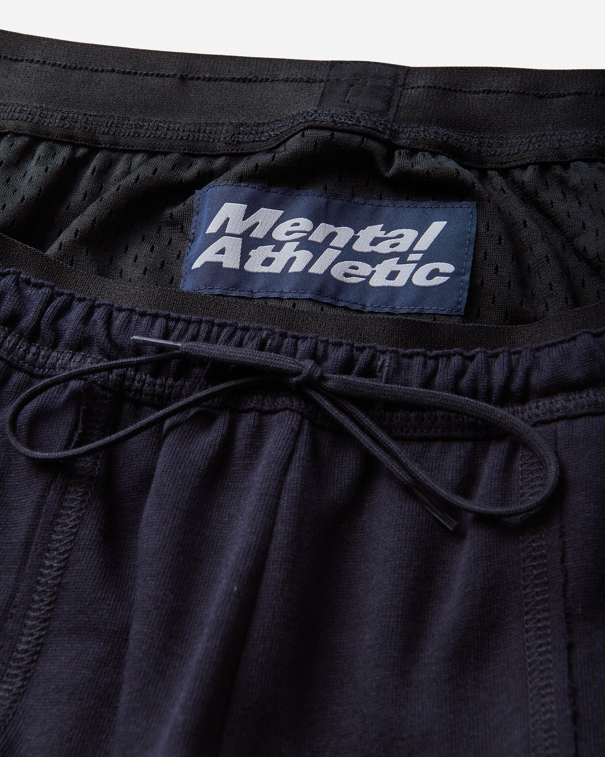 Mental Athletic Raw Cut Sweat Shorts Baritone Blue Shorts Short ZBUW001JY01 BLU0053