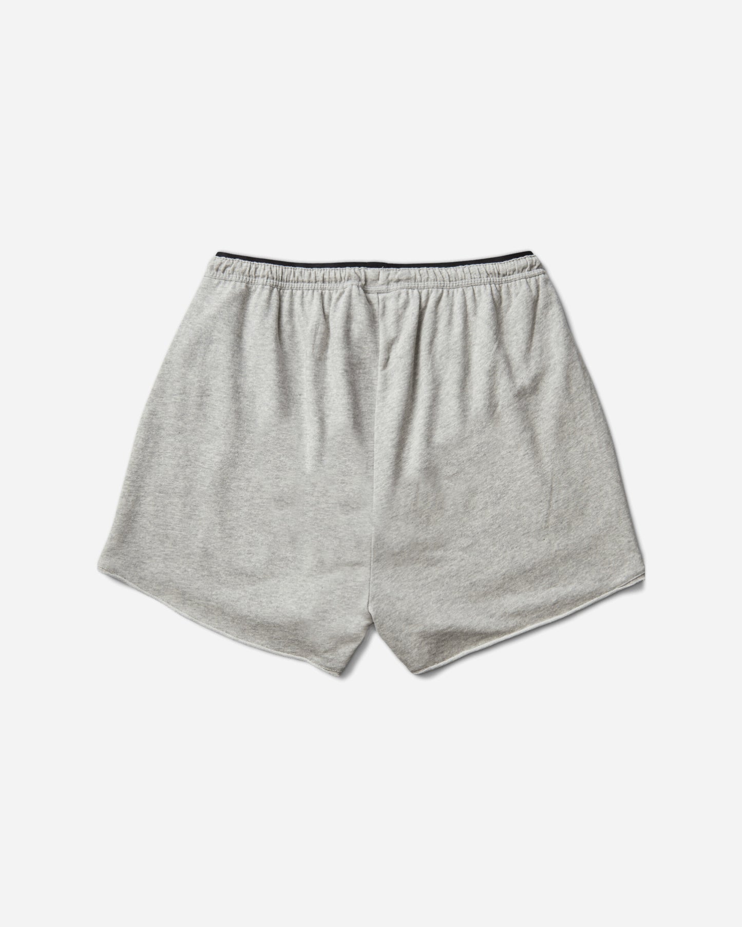 Mental Athletic Raw Cut Sweat Shorts Grey Melange Shorts Short ZBUW002JY02 GRY0404