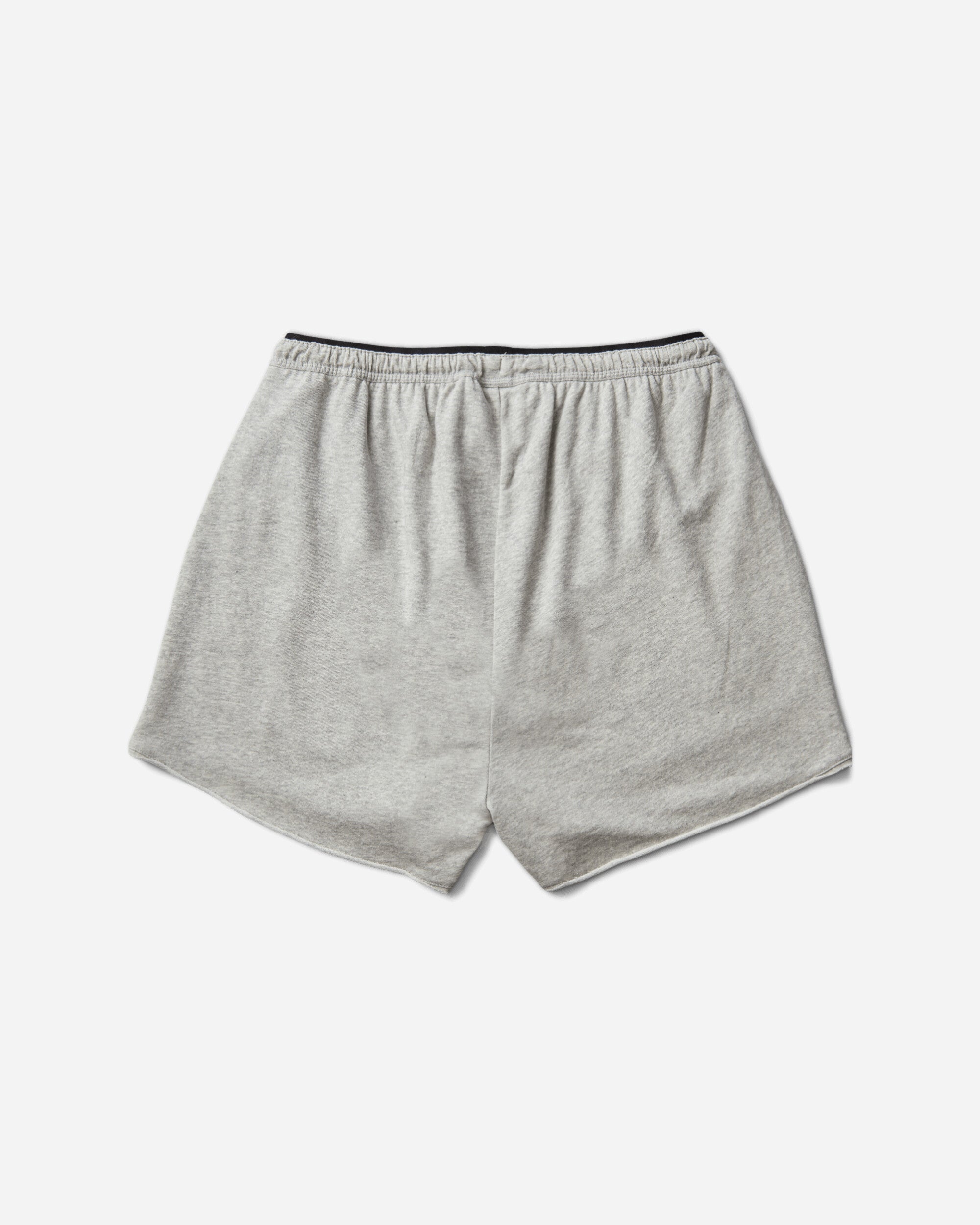 Mental Athletic Raw Cut Sweat Shorts Grey Melange Shorts Short ZBUW002JY02 GRY0404