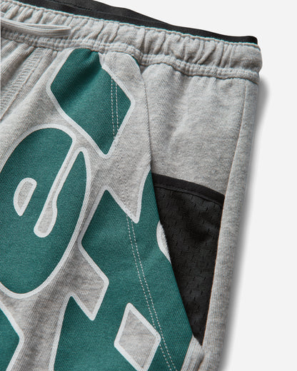 Mental Athletic Raw Cut Sweat Shorts Grey Melange Shorts Short ZBUW002JY02 GRY0404
