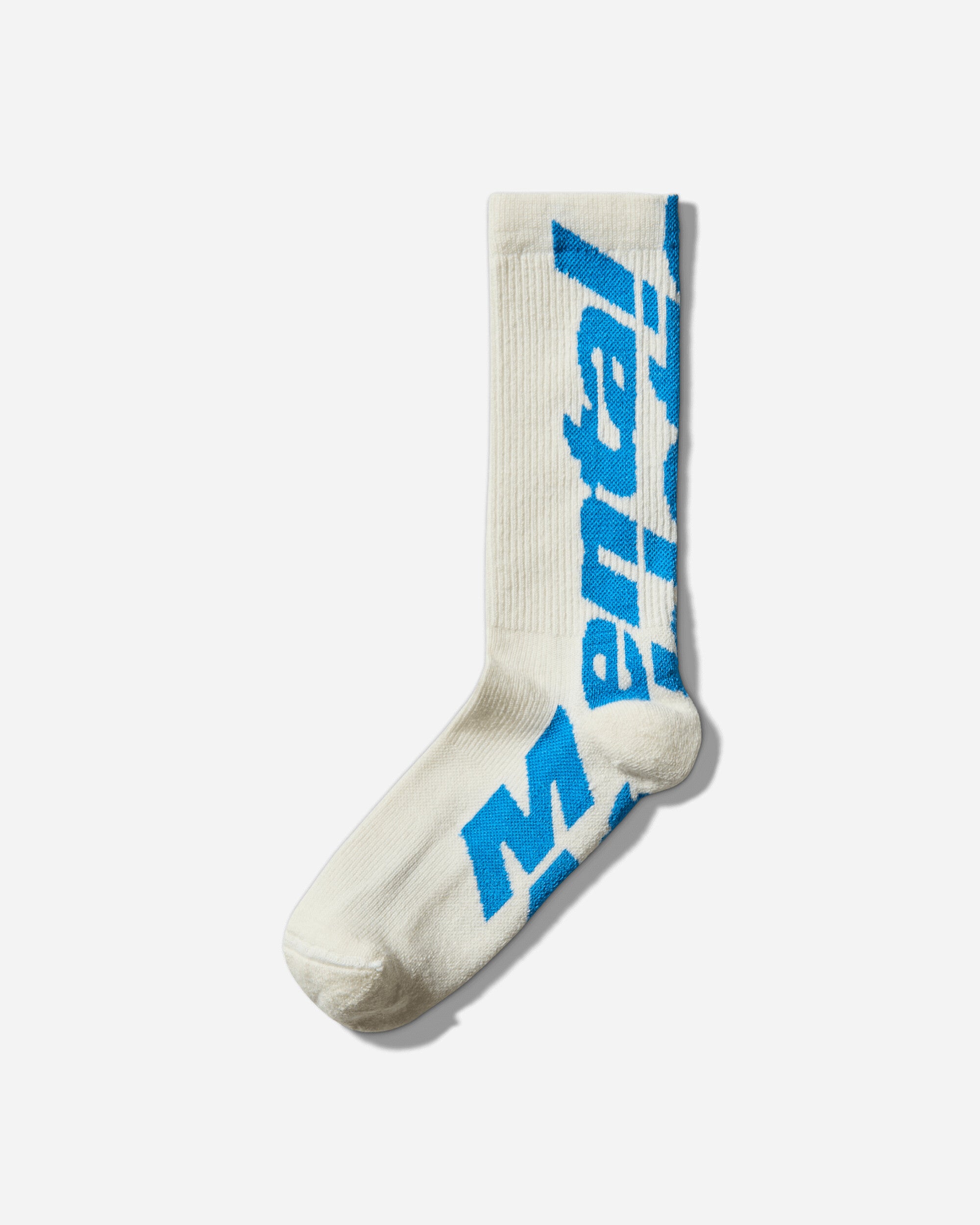 Mental Athletic Mental Athletic Socks White/Fluo Blue Underwear Socks ZBMW001YA01 MTY0009