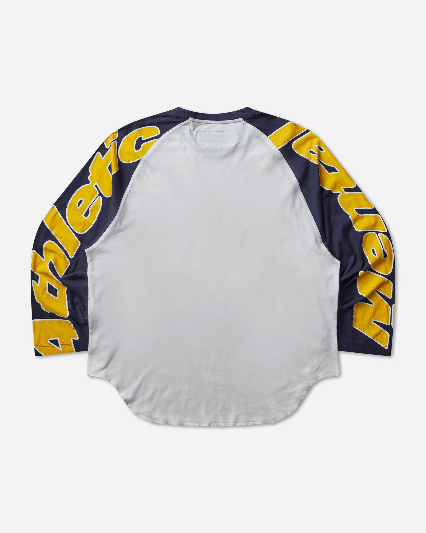 Mental Athletic 3 4 Sleeve Raglan T Shirt Bright White/Baritone  Blue T-Shirts Top ZBMW017JY12 MTY0001