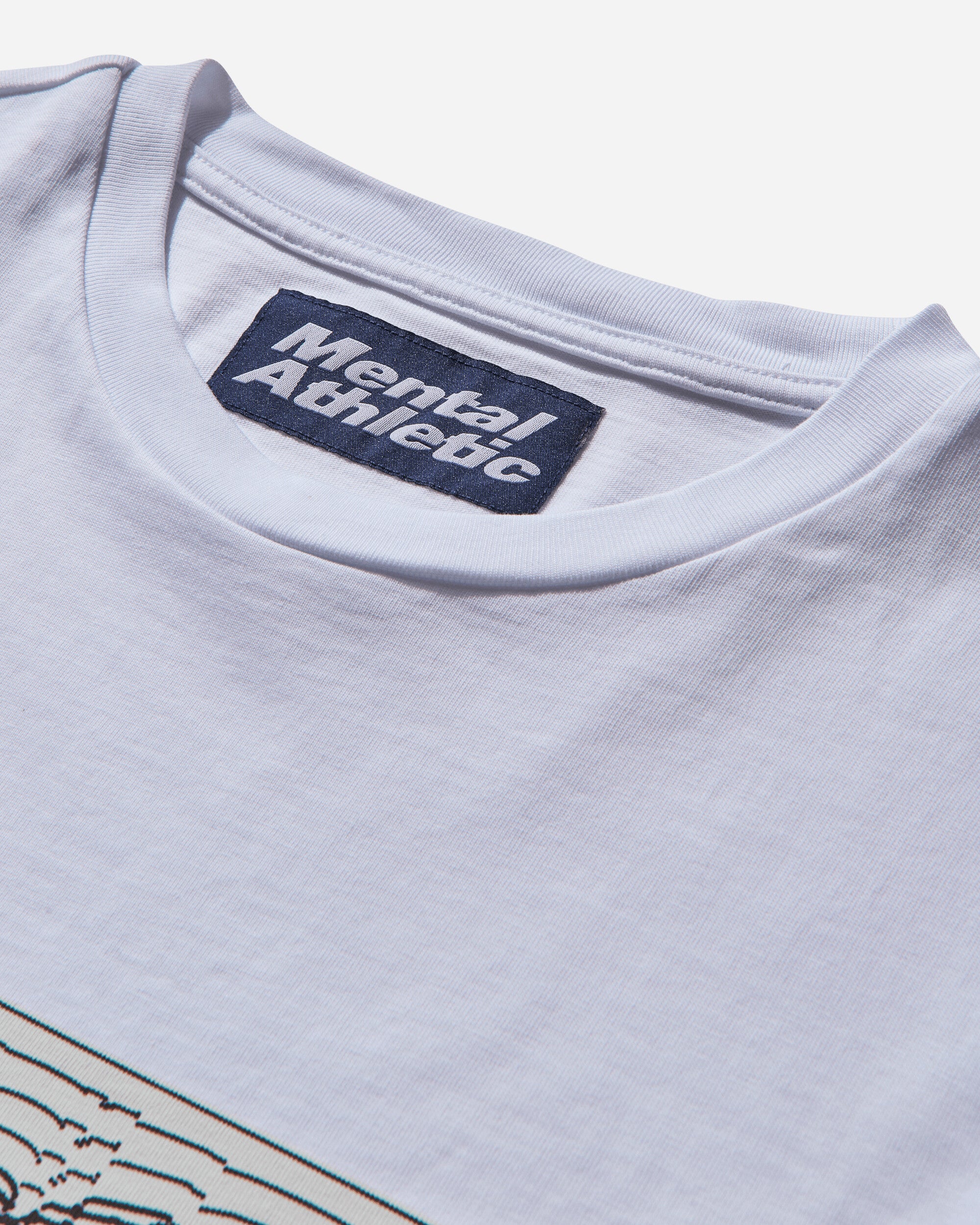 Mental Athletic Mental Athletic Iguchi Logo Box White T-Shirts Top ZBMW031JY24 WTH0001