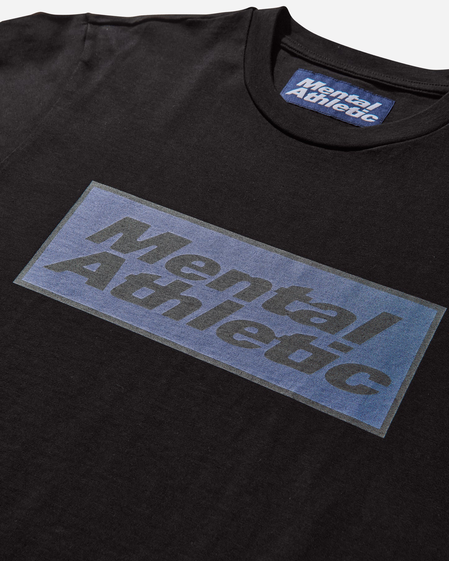 Mental Athletic Mental Athletic Logo Box Tshirt Black T-Shirts Top ZBMW032JY25 BLK0001