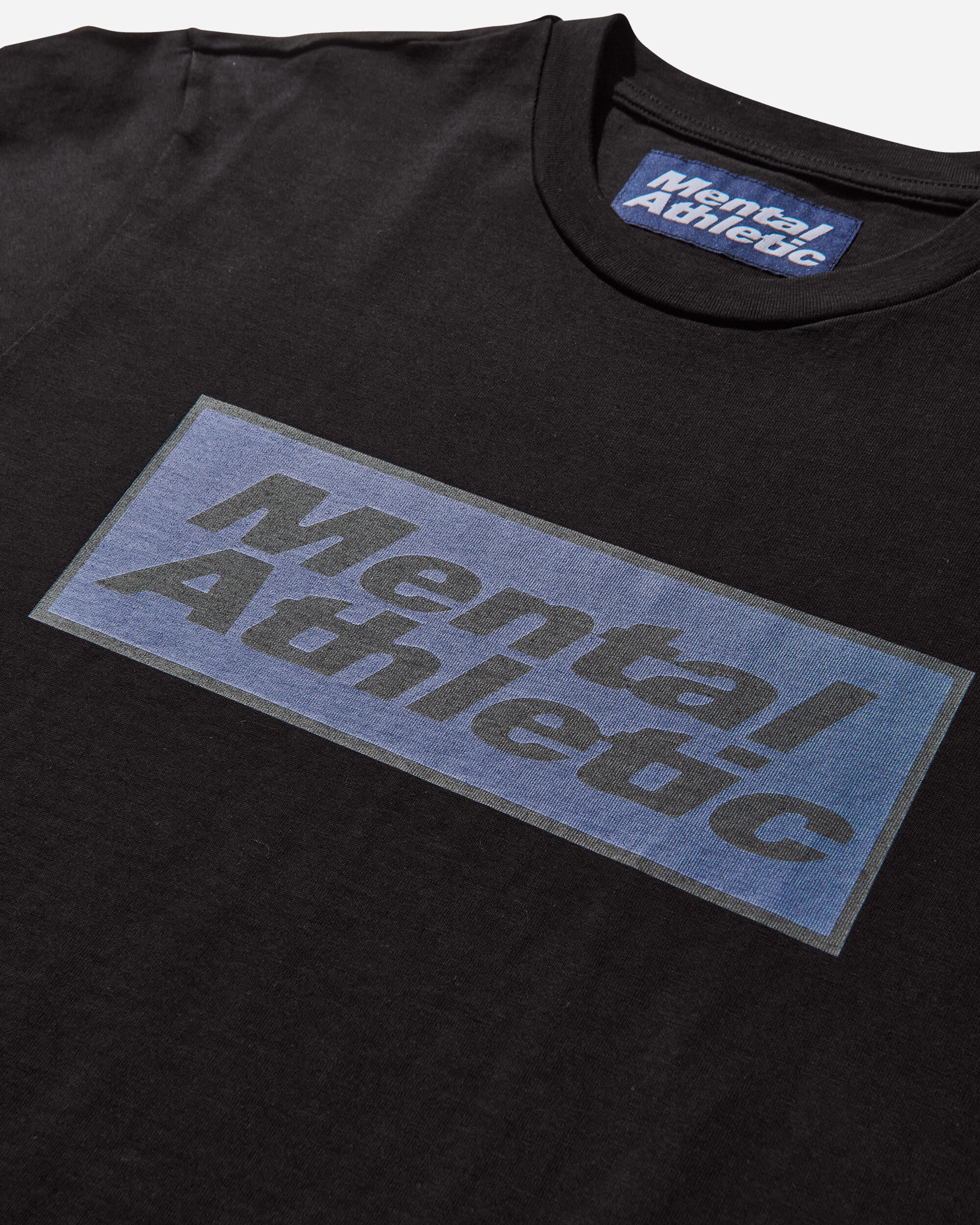 Mental Athletic Mental Athletic Logo Box Tshirt Black T-Shirts Top ZBMW032JY25 BLK0001