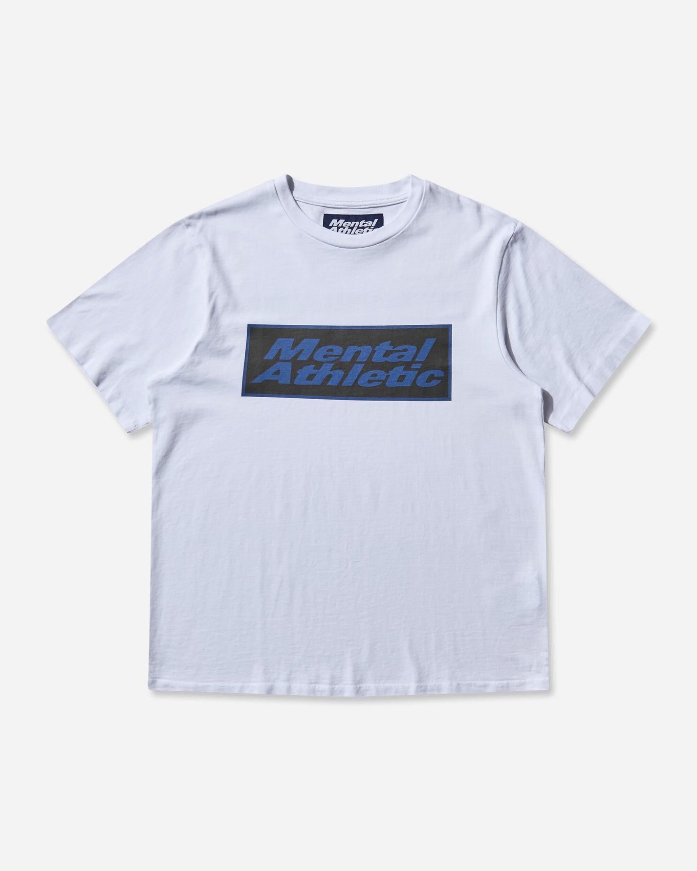 Mental Athletic Mental Athletic Logo Box Tshirt White T-Shirts Top ZBMW032JY25 WTH0001