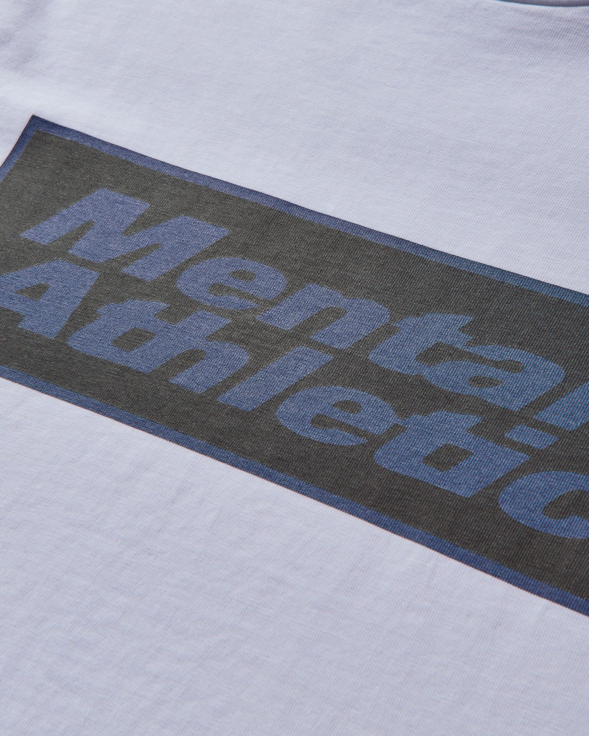 Mental Athletic Mental Athletic Logo Box Tshirt White T-Shirts Top ZBMW032JY25 WTH0001