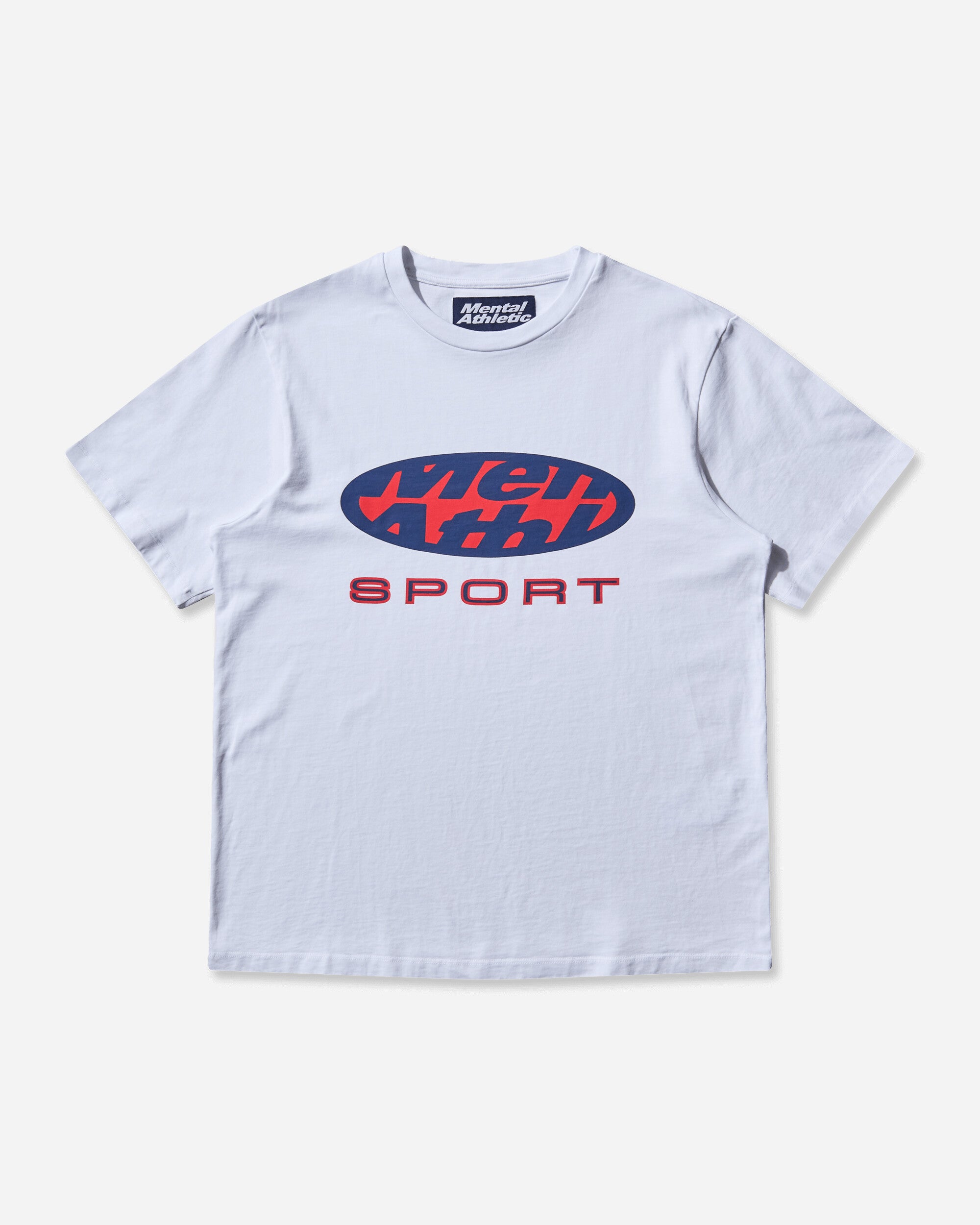 Mental Athletic Mental Athletic Sport Tee White T-Shirts Top ZBMW024JY17 WTH0001