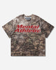 Mental Athletic Short Sleeve Raglan T Shirt Camouflage T-Shirts Top ZBMW016JY11 GRN0027