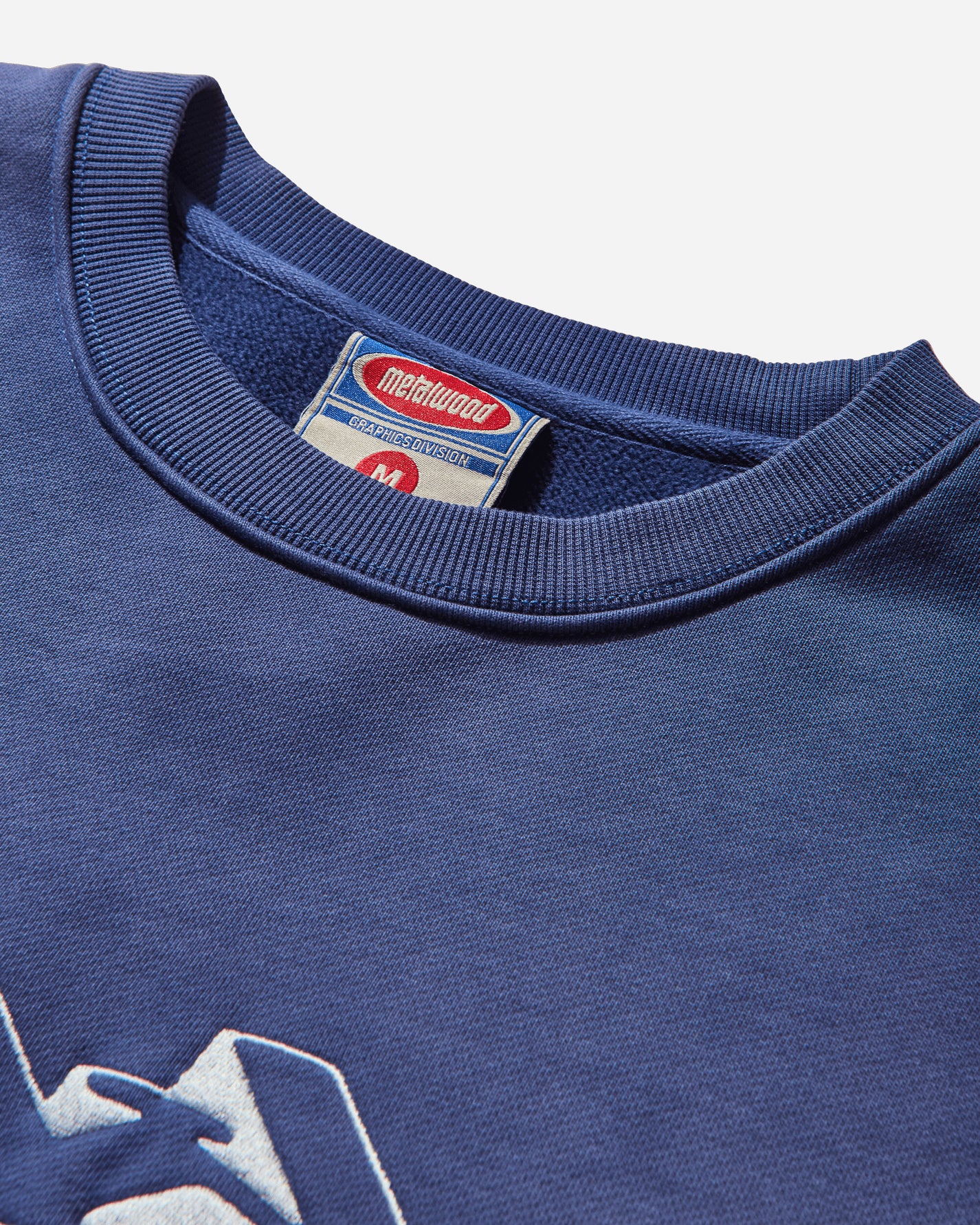 Metalwood Studio Mountaineer Crewneck Sweatshirt Navy Sweatshirts Crewneck MWS25-06-101 NVY
