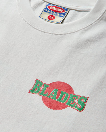 Metalwood Studio Blades Gym Tshirt White T-Shirts Shortsleeve MWS25-03-108 WHT