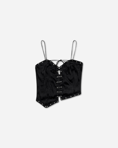 Miista Wmns Lexxa Black Detachable Short Dress Black Dresses Dress Short ML-1560 BLACK