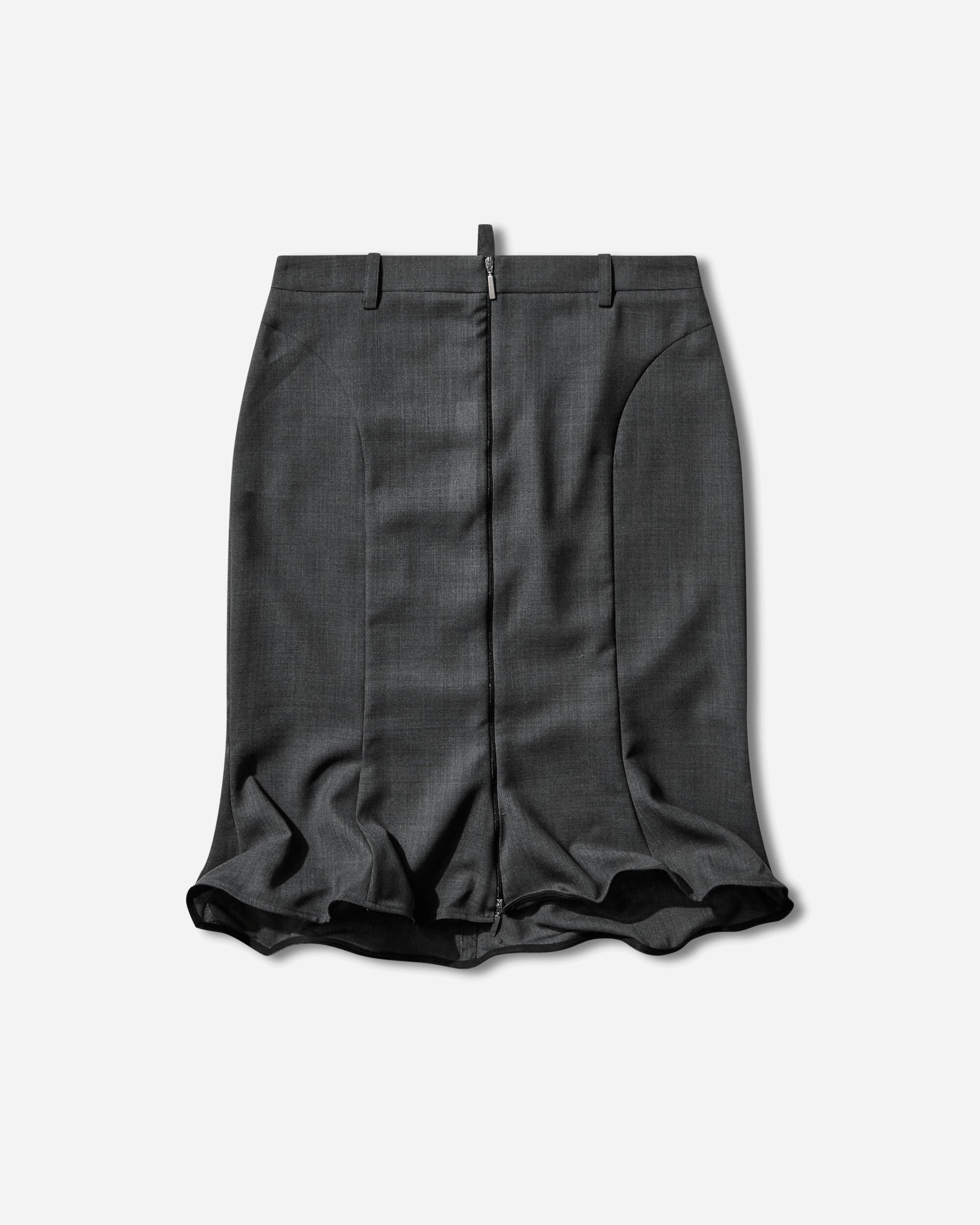 Miista Wmns Patty Cement Grey Midi Skirt Grey Skirts Midi ML-1530 GREY