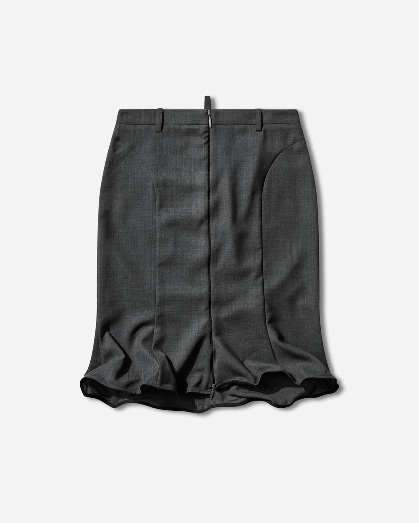 Miista Wmns Patty Cement Grey Midi Skirt Grey Skirts Midi ML-1530 GREY