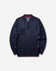 Miista Wmns Rufa Deep Blue Polo Knitted Jumper Deep Blue Knitwears Sweaters ML-1639 BLUE