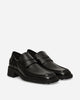 Miista Wmns Amelia Black Penny Loafers Black Classic Shoes Loafers E8-4342 BLCK