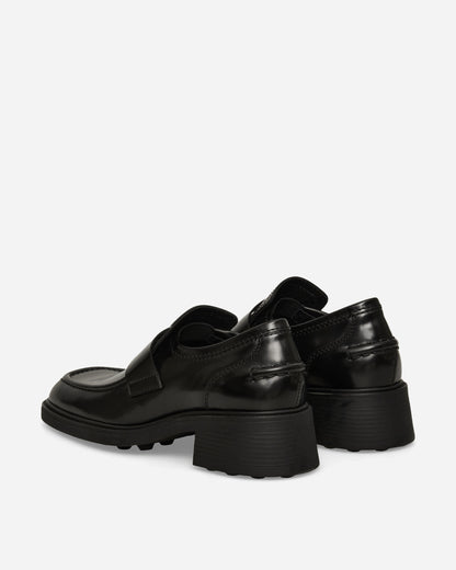 Miista Wmns Amelia Black Penny Loafers Black Classic Shoes Loafers E8-4342 BLCK