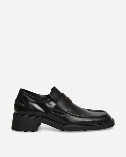 Miista Wmns Amelia Black Penny Loafers Black Classic Shoes Loafers E8-4342 BLCK