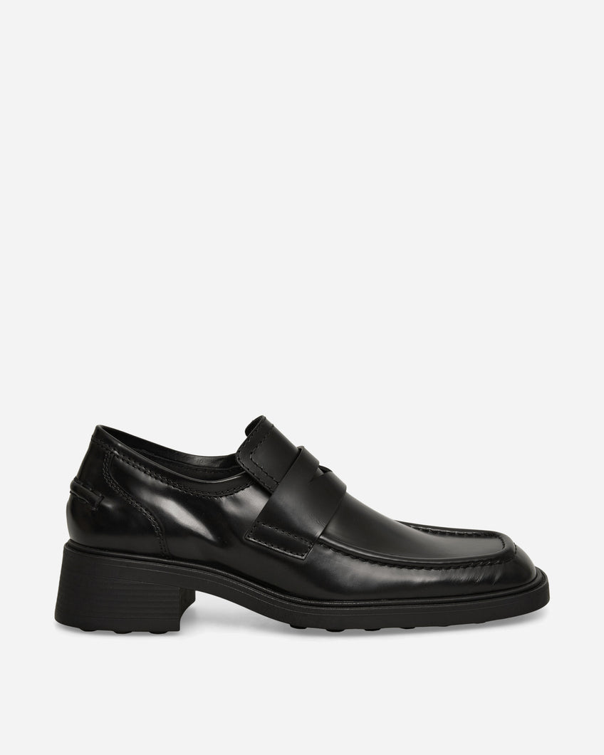 Miista Wmns Amelia Black Penny Loafers Black Classic Shoes Loafers E8-4342 BLCK