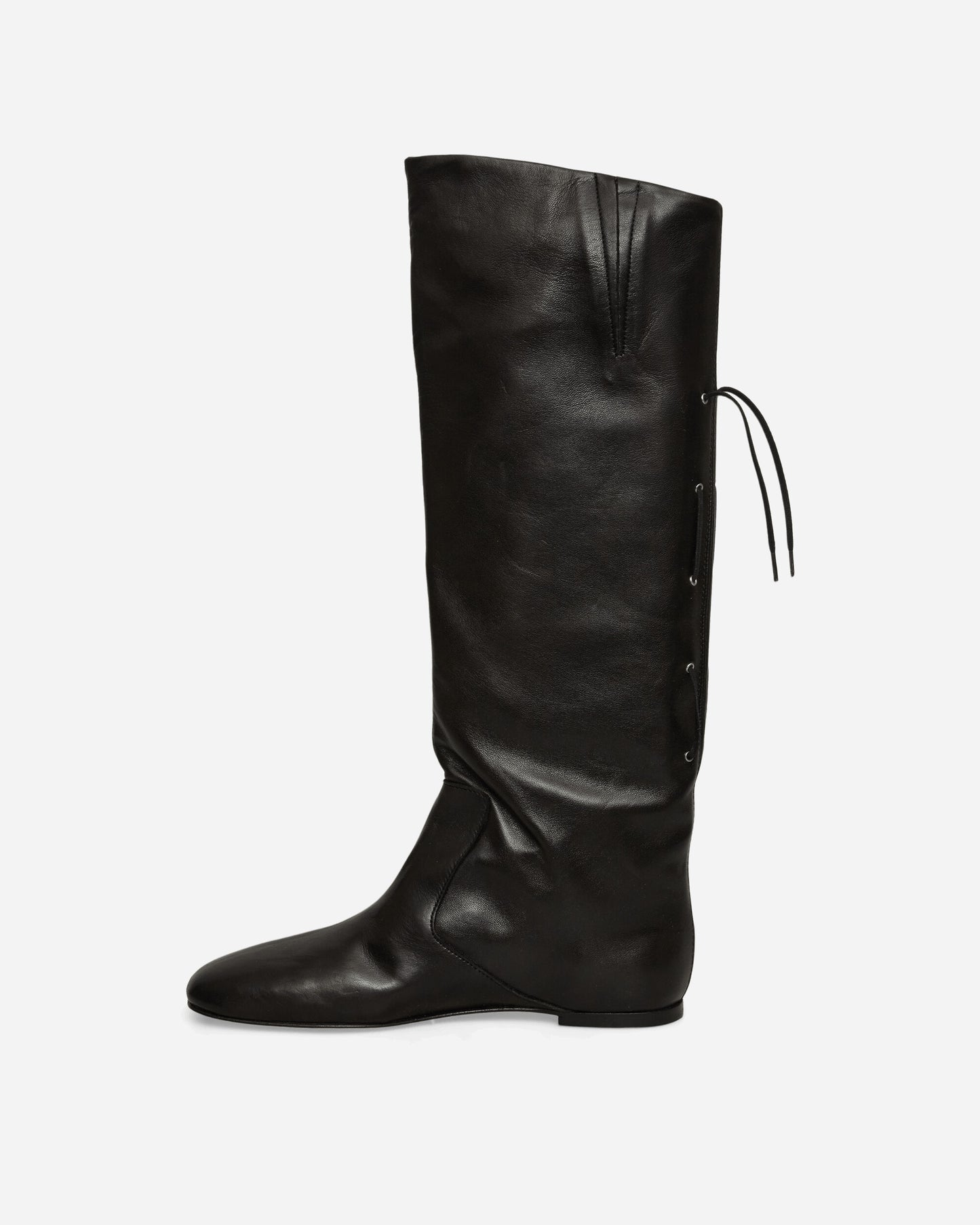 Miista Wmns Karola Black Tall Boots Black Boots Mid Boot MI-5781 BLCK