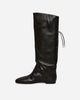 Miista Wmns Karola Black Tall Boots Black Boots Mid Boot MI-5781 BLCK