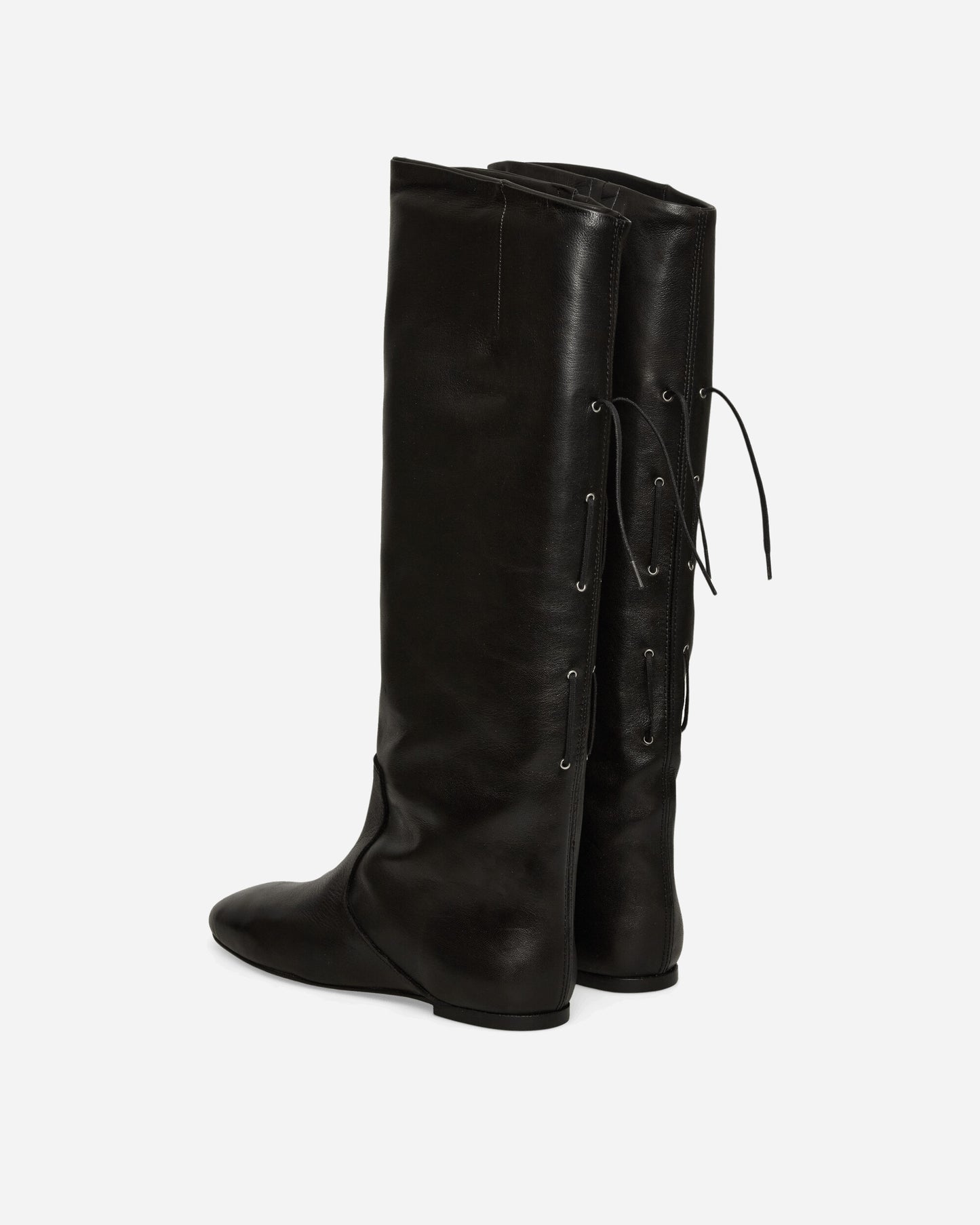 Miista Wmns Karola Black Tall Boots Black Boots Mid Boot MI-5781 BLCK