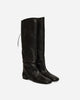Miista Wmns Karola Black Tall Boots Black Boots Mid Boot MI-5781 BLCK