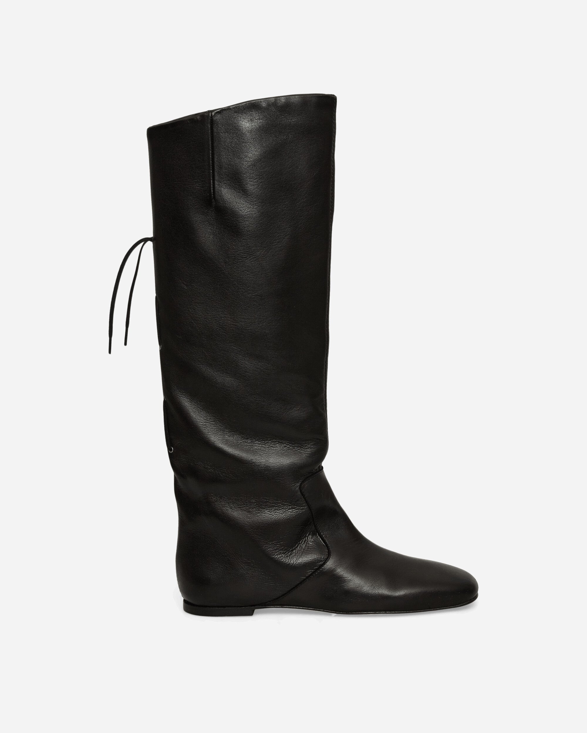 Miista Wmns Karola Black Tall Boots Black Boots Mid Boot MI-5781 BLCK