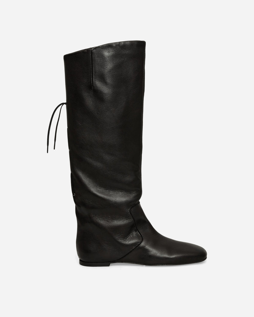 Miista Wmns Karola Black Tall Boots Black Boots Mid Boot MI-5781 BLCK
