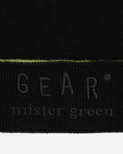 Mister Green Cashmere Gear Black/Olive Hats Beanies MGCASHMERECAP 001